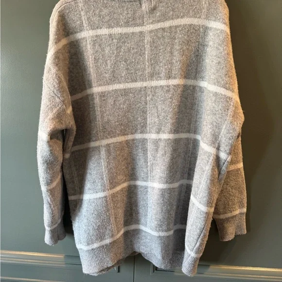 a new day Light Gray Striped Knit Cardigan - Picture 3 of 4